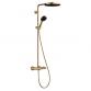 hansgrohe Pulsify S Puro 260 Showerpipe 1jet m/EcoSmart, EcoStat Fine og 3jet h�ndbruser - B�rstet bronze