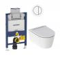 Geberit ONE toiletpakke inkl. lav cisterne, hvid betjening og s�de m/soft-close
