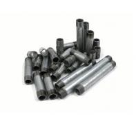 Galvaniseret nippelrør - 25 stk assorterede længder - 1/2