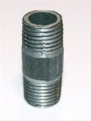 Sort nippelr�r 1/4