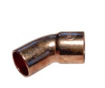 Loddeb�jning 45gr med muffe og glat ende 15mm