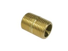 Nippelrør 1/2-Smsk Messing