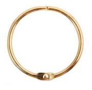 Leijma forh&aelig;ngsringe - 12 stk - Messing