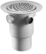 Purus Afl�bssk�l til Vinyl 110/75 mm med rustfri rist