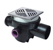 Lauridsen Kessel gulvafl�b 110 mm m/h�jvandslukke