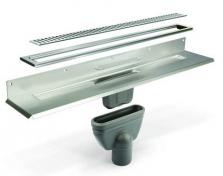 Unidrain komplet afl�b 900 mm/10 mm ramme til bagv�g