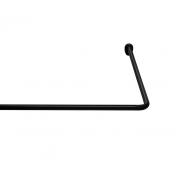 Ridder Graz badeforhængsstang - Sort