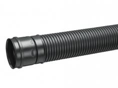 Uponor DN100 110/95 x 6000 mm PE SN8 fuldslidset r�r med muffe