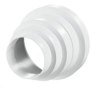 Adapter til runde r�r �80/100/120/125/150 mm, hvid