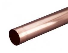 VMZINC nedløbsrør rund kobber 76 mm 3000 mm