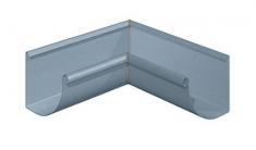 Rheinzink indv. gering 0,8x333 mm 1/4-rund. Til lodning. prePatina ECO ZINC blaugrau