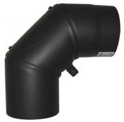 Metalbestos 150 mm 90&ordm; kn&aelig;r&oslash;r m/ smig og renseklap