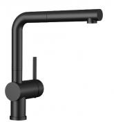 Blanco Linus-S k�kkenarmatur m/udtr�k - Sort mat