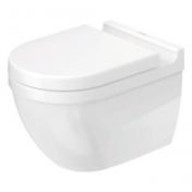 Duravit Starck 3 v�gh�ngt toilet rimless m/HygieneGlaze u/s�de