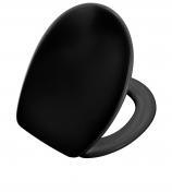 Pressalit T 2 toilets�de - Sort - Med l�g