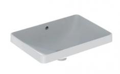 Geberit Variform 55 firkantet h�ndvask t/nedf�ldning - Med overl�b