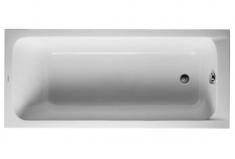 Duravit D-Code badekar t/indbygning - 160 x 70 - 1 ryglæn