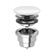 V&B bundventil m/ ceramic cover - Til vaske uden overl�b