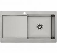 Lavabo Kubus 90 R Soft k�kkenvask m/afl�bsbakke - H�jre