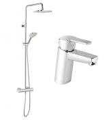 Damixa Pine komplet pakke til badev�relset - Krom