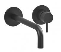 QTOO Circle h�ndvaskarmatur indbygning - Mat sort