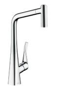 Hansgrohe Metris k�kkenarmatur m/udtr�k og omskifter - Krom