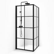 Cass�e New York fast brusev�g m/d�r og sprosser - 75x78 cm