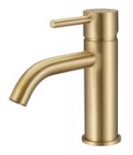 Nortiq Fordham h�ndvaskarmatur m/bundventil - B�rstet messing