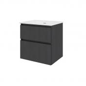 Sanibell Proline 60 m�bels�t m/2 asymmetriske skuffer - Sort eg