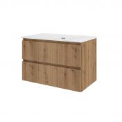 Sanibell Proline 80 m�bels�t m/lameller og 2 skuffer - Uden hanehul - Urban eg