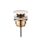 Cassøe Universal push-up bundventil - Blankpoleret messing Cassøe Universal push-up bundventil - Blankpoleret messing