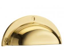 Beslagsboden m�belgreb BV633 - Poleret messing