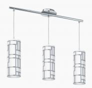 Eglo Bayman pendel p� skinne - Krom/dekor