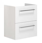 Dansani Mido+ underskab m/2 skuffer t/gulvafl�b - 50 - Hvid h�jglans