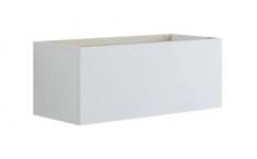 Dansani Luna sideskab 100x40 m/skuffe - Hvid mat