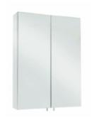 Hefe Anton dobbelt spejlskab - Hvid h�jglans