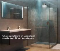 Opmåling til en speciallavet bruseløsning - Alt kan lade sig gøre Opmåling til en speciallavet bruseløsning - Alt kan lade sig gøre