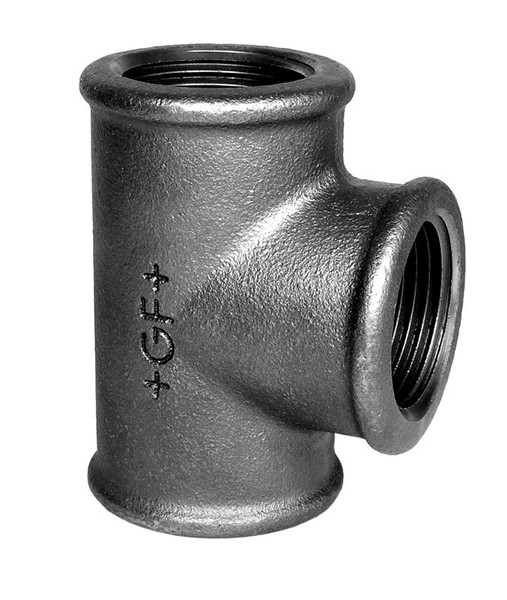 GF sort T-stykke - Muffe - 1 1/2" GF sort T-stykke - Muffe - 1 1/2"