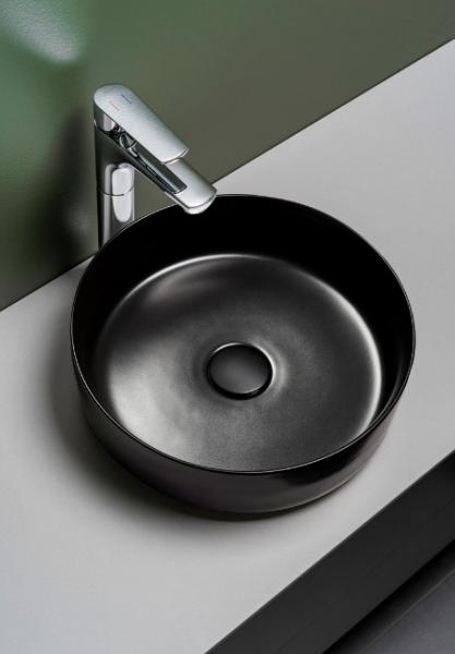 Hafa Circle Ø36 fritstående bowlevask - Uden overløb - Mat sort Hafa Circle Ø36 fritstående bowlevask - Uden overløb - Mat sort