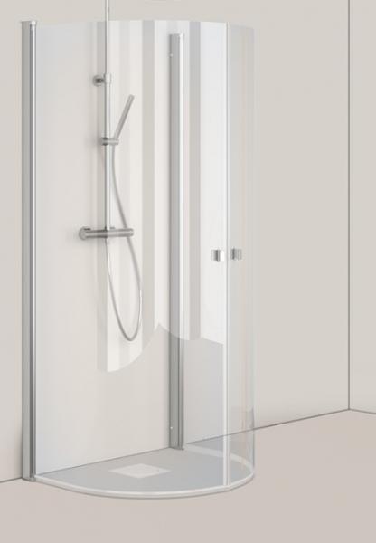 Hafa Igloo PRO U bruseniche til lige bagvæg eller hjørne - 80x95 cm Hafa Igloo PRO U bruseniche til lige bagvæg eller hjørne - 80x95 cm