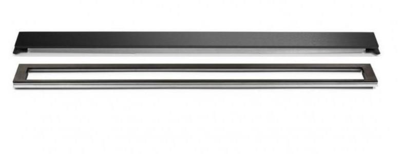 Unidrain afløb 1200 mm/10 mm ramme - Børstet sort Unidrain afløb 1200 mm/10 mm ramme - Børstet sort