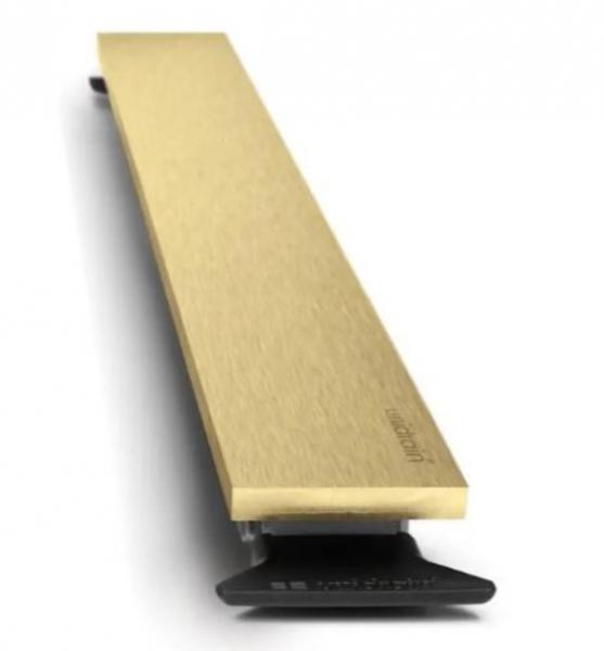 Unidrain Highline panel - Børstet messing - 700 mm Unidrain Highline panel - Børstet messing - 700 mm