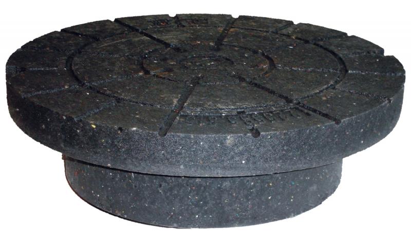 Lauridsen 425 mm d&aelig;ksel t/ kegle med fals - 0,7 tons