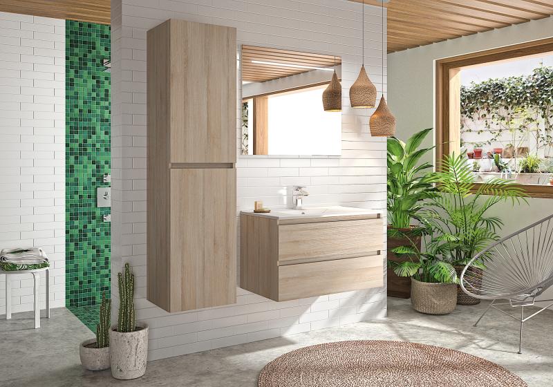 Allibert Bali underskab m/skuffer til Double-vask - Molina Ask - 120 cm Allibert Bali underskab m/skuffer til Double-vask - Molina Ask - 120 cm