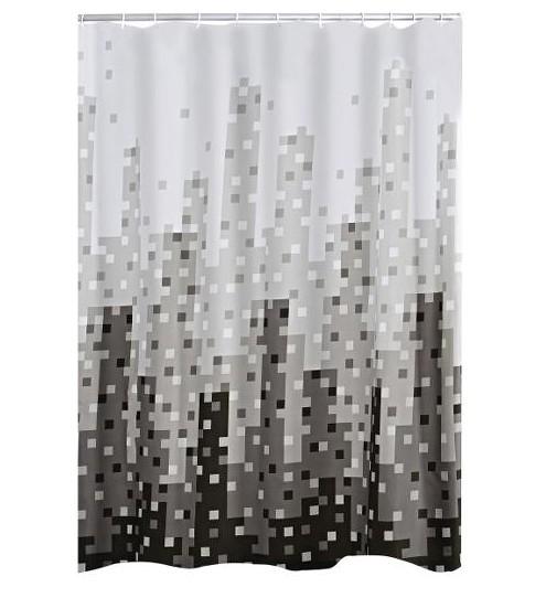 RIDDER Tekstilforh&aelig;ng - 180 x 200 cm - Skyline