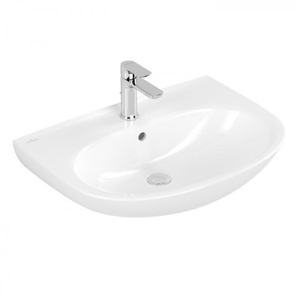 V&B O.novo 65 håndvask t/væg - 1/3 hanehuller V&B O.novo 65 håndvask t/væg - 1/3 hanehuller