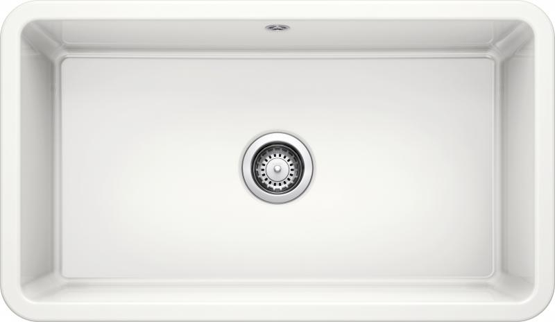 Blanco Villae Farmhouse keramisk k&oslash;kkenvask - Krystalhvid