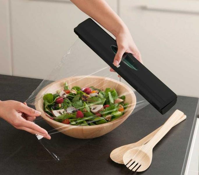 Wenko foliedispenser til k&oslash;kken - Mat sort