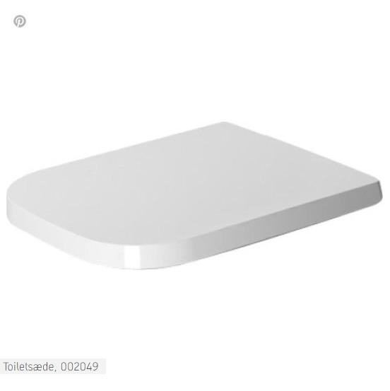 Duravit Toilets&auml;de P3 Comforts, hvid