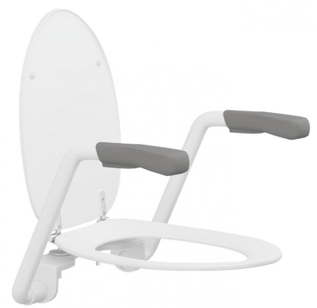 Pressalit TMA 1 armstøtte inkl. sæde til montering på toilet Pressalit TMA 1 armstøtte inkl. sæde til montering på toilet